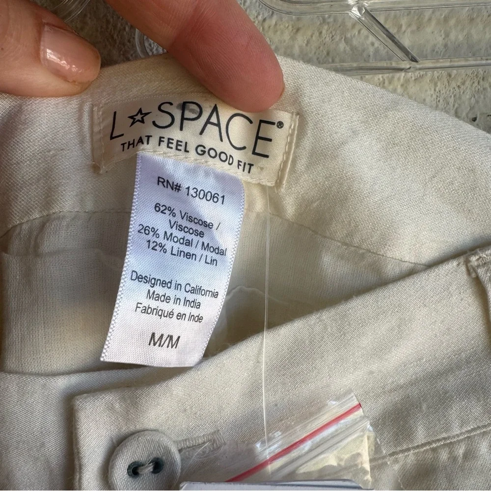 NWT L*SPACE SYDNEY SHORTS CREAM SIZE M
